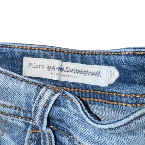 Anthropologie Pilcro Denim Shorts Size 29 stretch distressed trendy - Picture 5 of 8